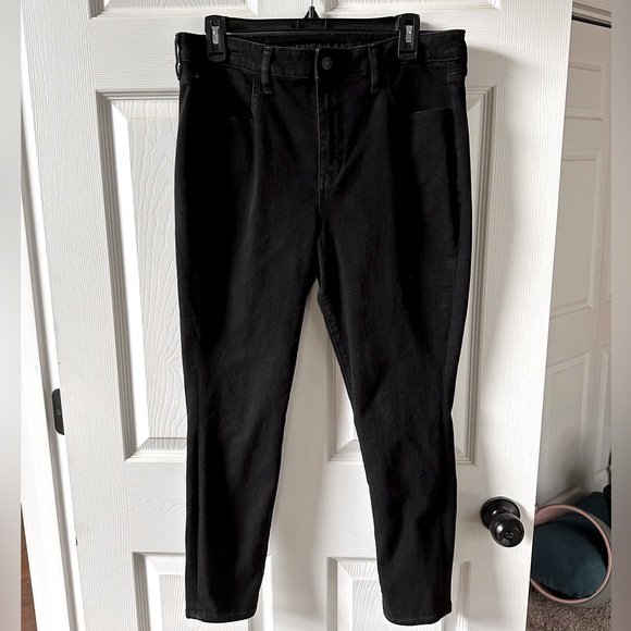 American Eagle black high-rise jegging size 14 short - Picture 1 of 5